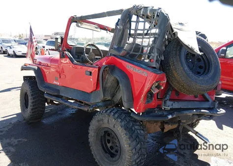 1992 Jeep Wrangler / Yj S z USA, uszkodzony, nr VIN 2J4FY19P5NJ508222